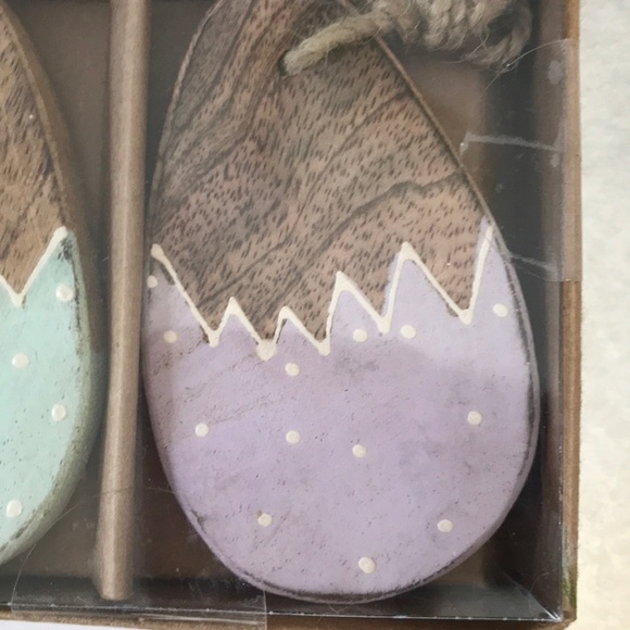 NWT Primitive 6’ Easter Egg Garland Wood - Picture 5 of 5